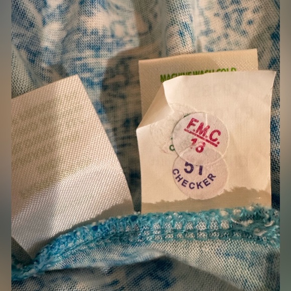 Lilly Pulitzer Lindy Dress Amalfi Blue Sunny State of Mind Size Small EUC - Picture 6 of 14